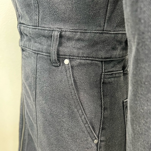 Tinsel Town denim dress Medium long sleeve full zip - Picture 5 of 12